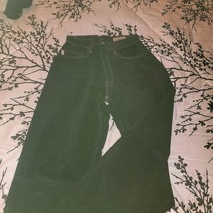 Womens real suede jeans